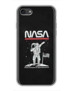 Чехол для iPhone 7 с картинкой «NASA — шагаем по Луне» Чехол для iPhone 7 с картинкой «NASA — шагаем по Луне»