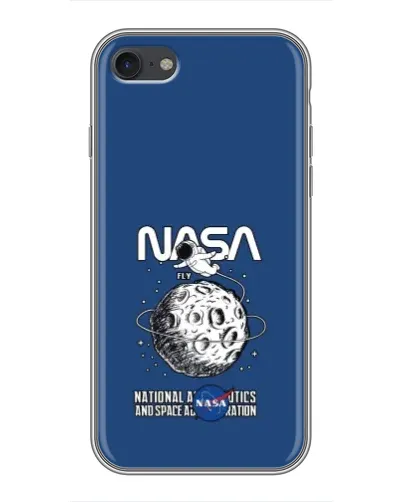 Чехол для iPhone 7 с картинкой «NASA — лунная миссия»