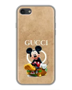 Чохол для iPhone 7 з картинкою «Міккі Маус Gucci — крафт»