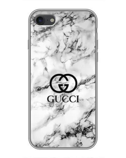 Чехол для iPhone 7 с картинкой «Gucci — мраморный шик»