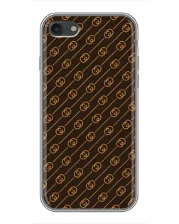 Чохол для iPhone 7 з картинкою «Gucci — золоті діагоналі»