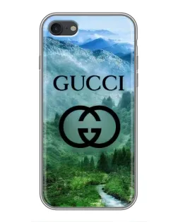 Чохол для iPhone 7 з картинкою «Gucci — гірський пейзаж»