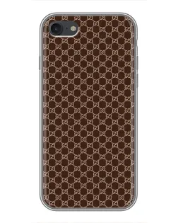 Чохол для iPhone 7 з картинкою «Gucci — шоколадна сітка»