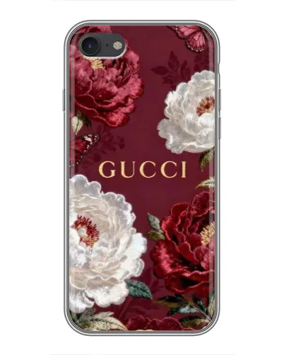 Чехол для iPhone 7 с картинкой «Gucci — бордовые розы» Чехол для iPhone 7 с картинкой «Gucci — бордовые розы»