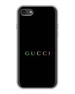 Чохол для iPhone 7 з картинкою «Gucci — неоновий мінімалізм»
