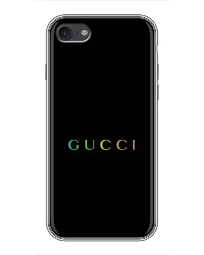 Чехол для iPhone 7 с картинкой «Gucci — неоновый минимализм» Чехол для iPhone 7 с картинкой «Gucci — неоновый минимализм»
