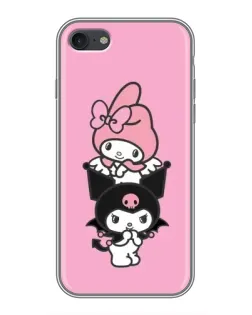 Чехол для iPhone 7 с картинкой «My Melody и Kuromi»
