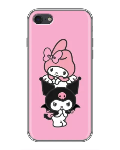 Чехол для iPhone 7 с картинкой «My Melody и Kuromi»