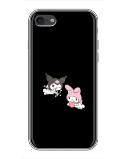 Чехол для iPhone 7 с картинкой «My Melody и Kuromi»