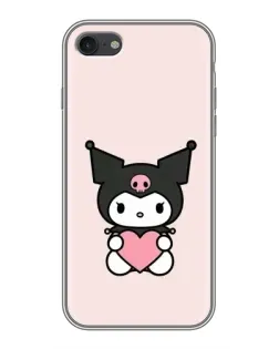 Чехол для iPhone 7 с картинкой «Kuromi и сердце»