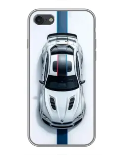 Чехол для iPhone 7 с картинкой «Вид сверху — BMW M»