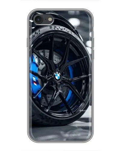 Чехол для iPhone 7 с картинкой «Колесо BMW вблизи»
