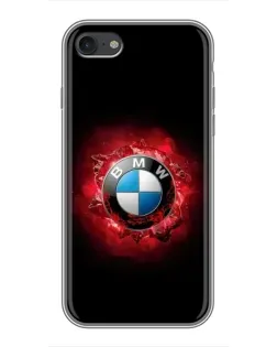Чехол для iPhone 7 с картинкой «Логотип BMW — вспышка»