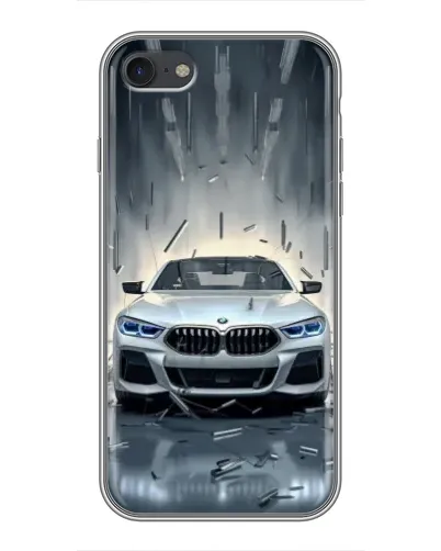 Чехол для iPhone 7 с картинкой «BMW в свете фар»