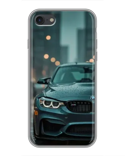 Чехол для iPhone 7 с картинкой «BMW в огнях города»