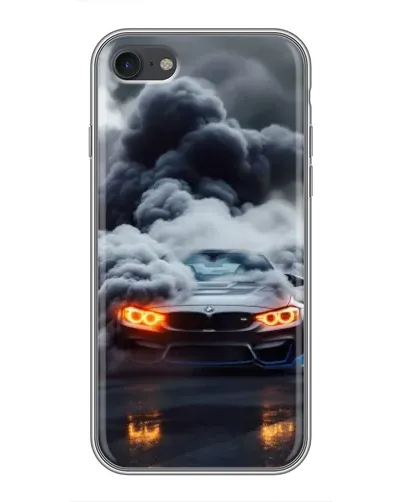 Чехол для iPhone 7 с картинкой «BMW в дыму»