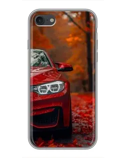 Чехол для iPhone 7 с картинкой «Осенняя BMW M4»