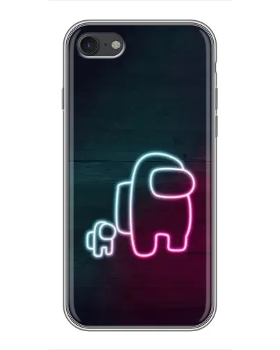 Чохол для iPhone 7 з картинкою «Among Us неон-арт» Чохол для iPhone 7 з картинкою «Among Us неон-арт»