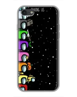 Чехол для iPhone 7 с картинкой «Команда Among Us»