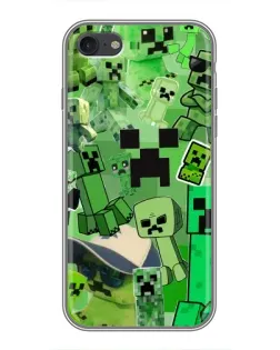 Чохол для iPhone 7 з картинкою «Кріпери Minecraft» Чохол для iPhone 7 з картинкою «Кріпери Minecraft»