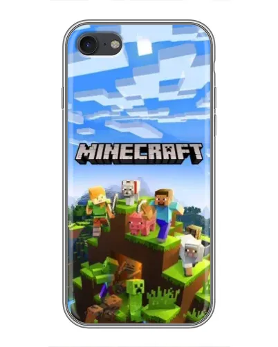 Чохол для iPhone 7 з картинкою «Minecraft класичний світ» Чохол для iPhone 7 з картинкою «Minecraft класичний світ»