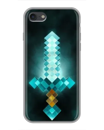 Чохол для iPhone 7 з картинкою «Алмазний меч неон» Чохол для iPhone 7 з картинкою «Алмазний меч неон»