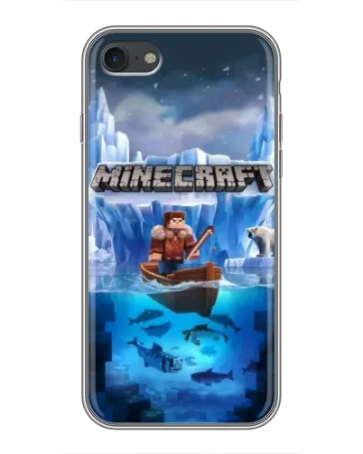 Чохол для iPhone 7 з картинкою «Minecraft льодянийсвіт» Чохол для iPhone 7 з картинкою «Minecraft льодянийсвіт»