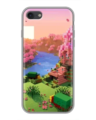 Чохол для iPhone 7 з картинкою «Рожеве дерево Minecraft» Чохол для iPhone 7 з картинкою «Рожеве дерево Minecraft»
