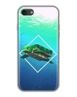 Чохол для iPhone 7 з картинкою «Черепаха Minecraft» Чохол для iPhone 7 з картинкою «Черепаха Minecraft»