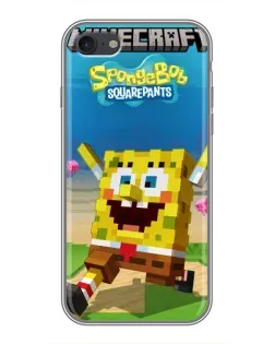 Чохол для iPhone 7 з картинкою «Губка Боб Minecraft» Чохол для iPhone 7 з картинкою «Губка Боб Minecraft»