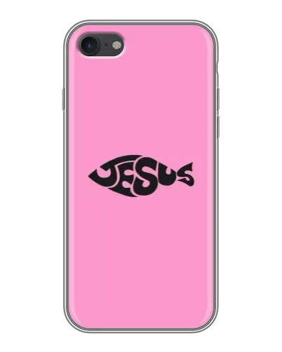 Чохол для iPhone 7 з картинкою «Рожевий символ Jesus» Чохол для iPhone 7 з картинкою «Рожевий символ Jesus»