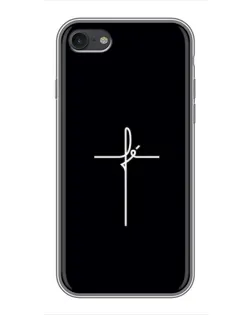 Чехол для iPhone 7 с картинкой «Тонкий крест»