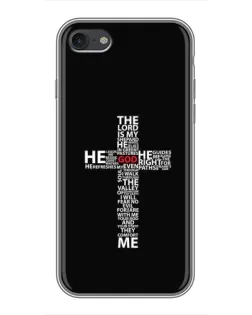 Чехол для iPhone 7 с картинкой «Текстовый крест»