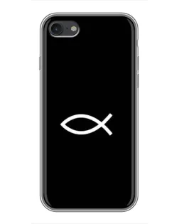 Чехол для iPhone 7 с картинкой «Символ рыбы Jesus»