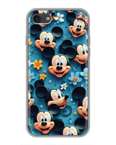 Чехол для iPhone 7 с картинкой «Паттерн Микки и Минни» Чехол для iPhone 7 с картинкой «Паттерн Микки и Минни»
