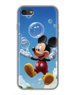 Чехол для iPhone 7 с картинкой «Mickey и мыльные пузыри»