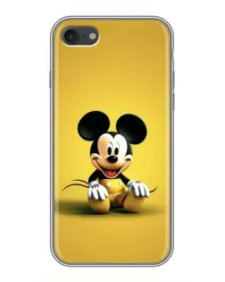 Чехол для iPhone 7 с картинкой «Микки на желтом»