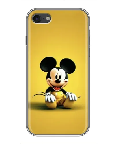 Чехол для iPhone 7 с картинкой «Микки на желтом» Чехол для iPhone 7 с картинкой «Микки на желтом»