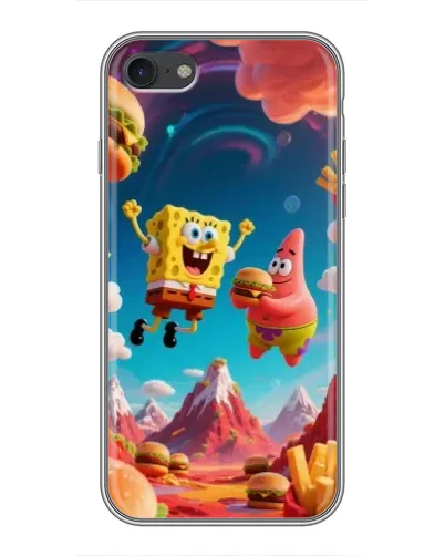 Чехол для iPhone 7 с картинкой «Космический фастфуд» Чехол для iPhone 7 с картинкой «Космический фастфуд»