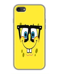 Чехол для iPhone 7 с картинкой «Минималистичный Спанч Боб»
