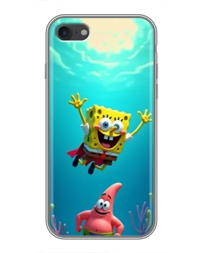 Чехол для iPhone 7 с картинкой «Спанч Боб под водой» Чехол для iPhone 7 с картинкой «Спанч Боб под водой»