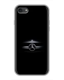 Чехол для iPhone 7 с картинкой «Mercedes — абстрактные линии»