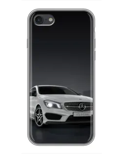 Чехол для iPhone 7 с картинкой «Mercedes AMG GT Silver»