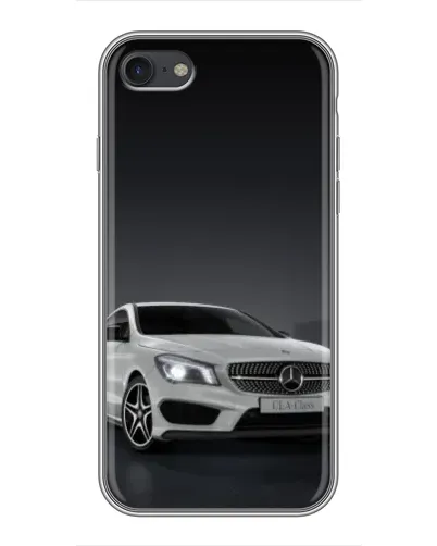 Чехол для iPhone 7 с картинкой «Mercedes AMG GT Silver»