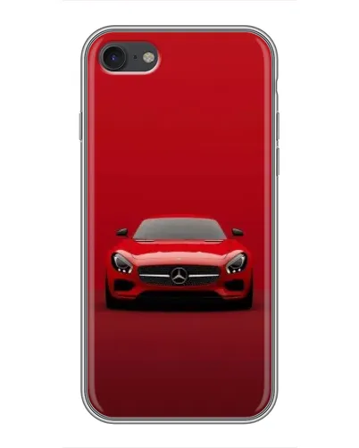Чехол для iPhone 7 с картинкой «Красный Mercedes AMG»