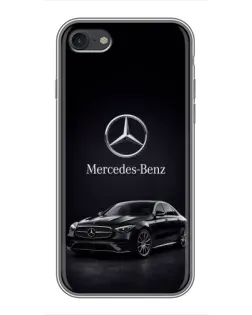 Чехол для iPhone 7 с картинкой «Mercedes — решетка радиатора»