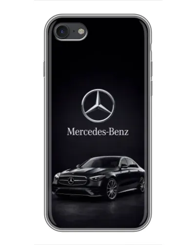 Чехол для iPhone 7 с картинкой «Mercedes — решетка радиатора»