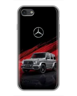Чехол для iPhone 7 с картинкой «Mercedes G-Class красный»