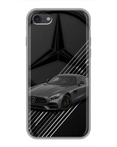 Чехол для iPhone 7 с картинкой «Mercedes AMG — графика»