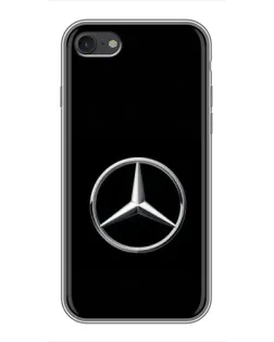 Чехол для iPhone 7 с картинкой «Mercedes классический лого»